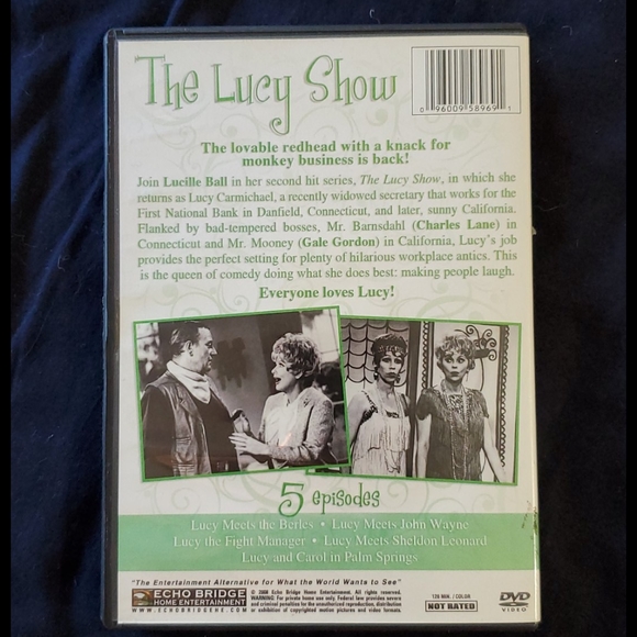 'The Lucy Show' Lucille Ball 5 episodes '62-68 DVD Ethel - Picture 4 of 6